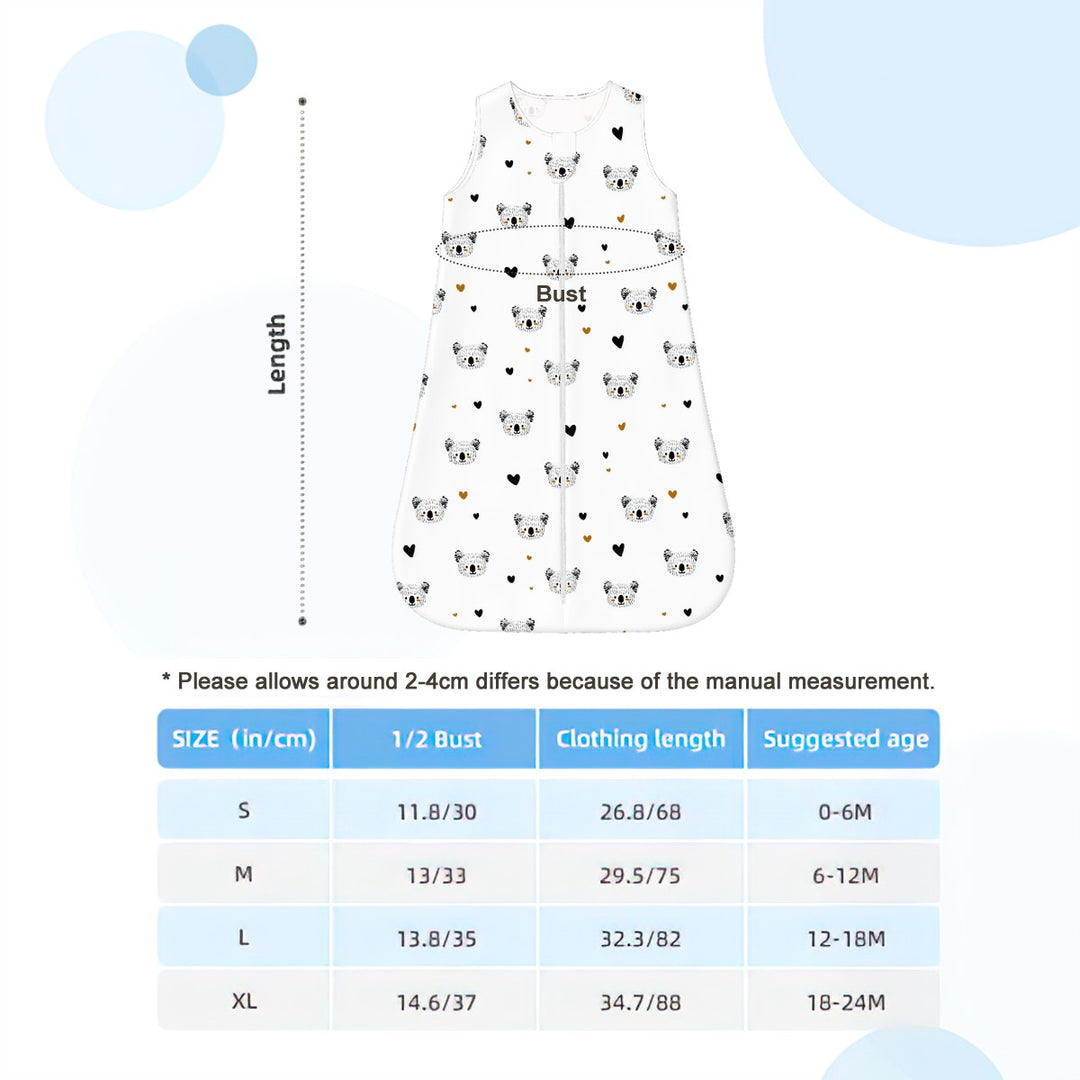 Koala Bear Sleeveless Baby Sleep Sack
