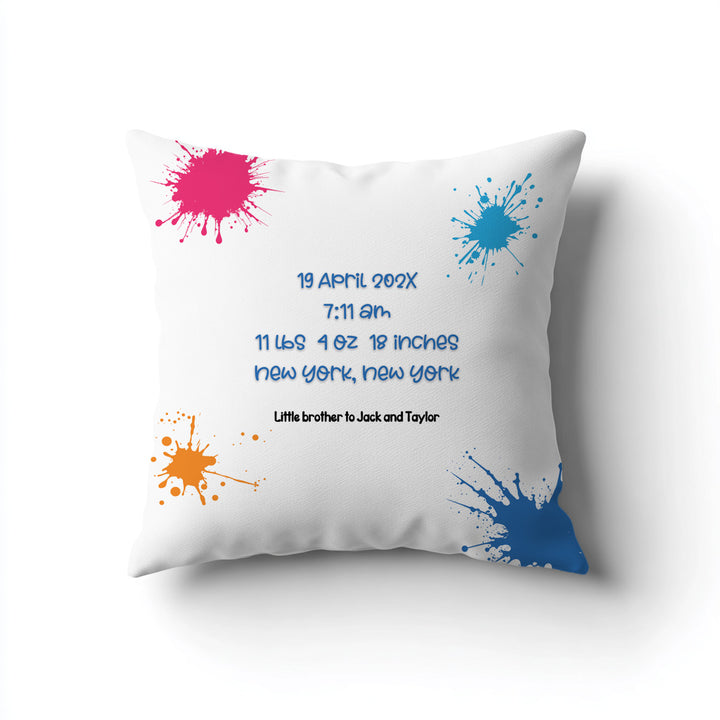 Motor Bike Splash Throw Pillow Covers