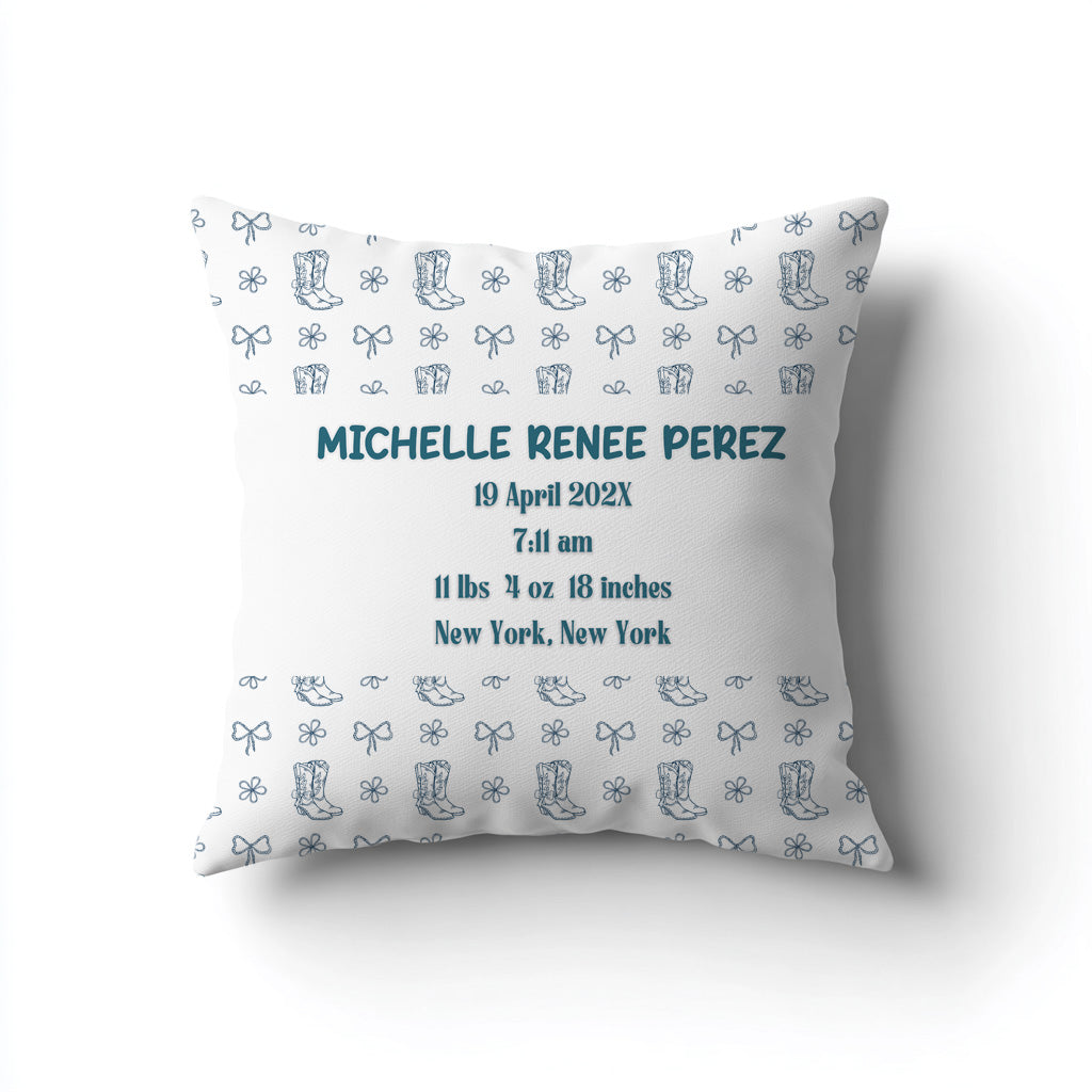 Cowgirl Boots Throw Pillow Covers