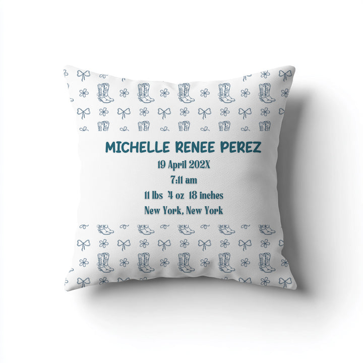 Cowgirl Boots Throw Pillow Covers