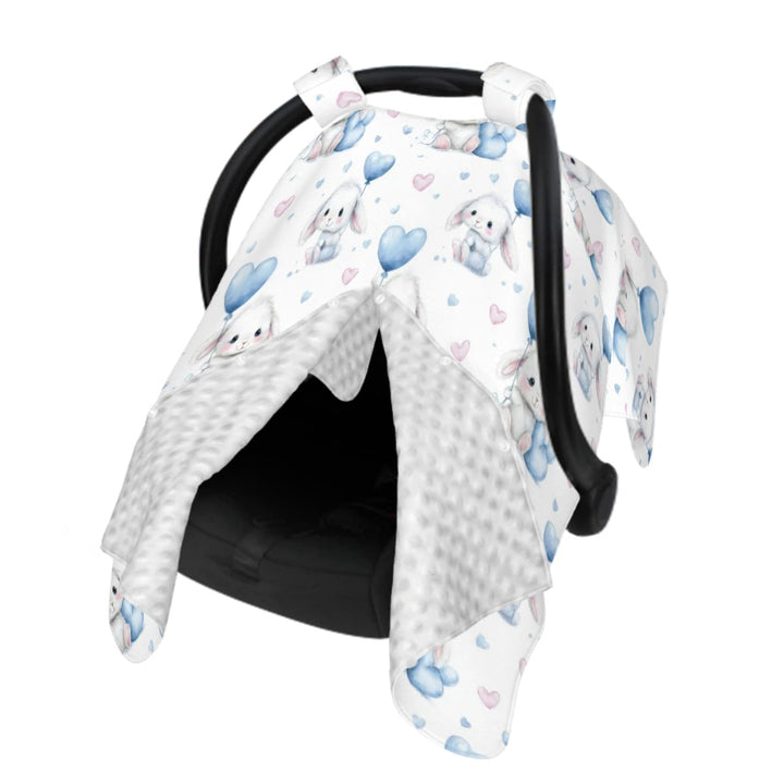 Rabbit and Balloons Car Seat Cover