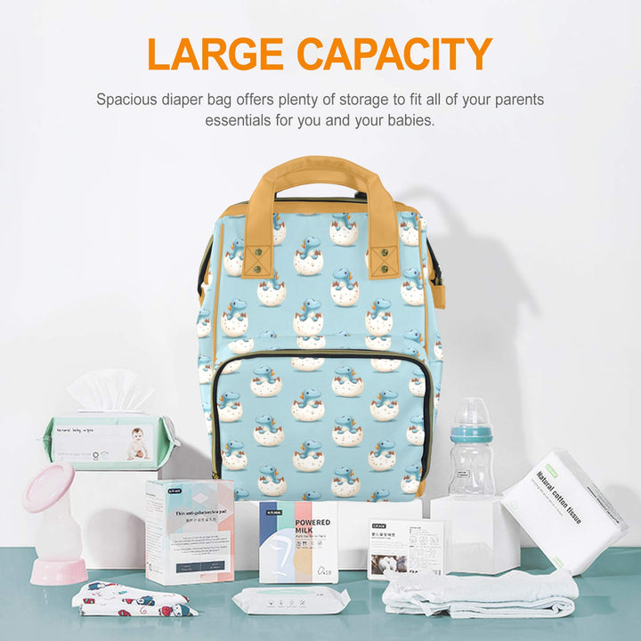 Dinosaur Egg Multi-Function Diaper Bag