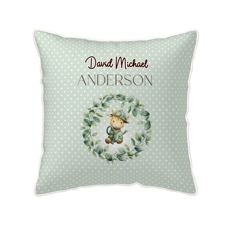 Giraffe Fireman Custom Pillow Case