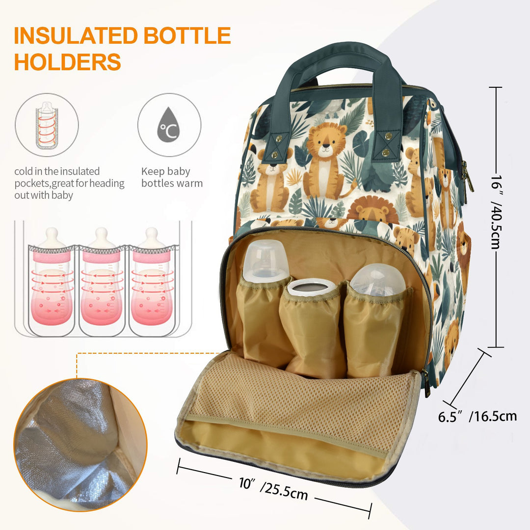 Jungle Animals Diaper Bag