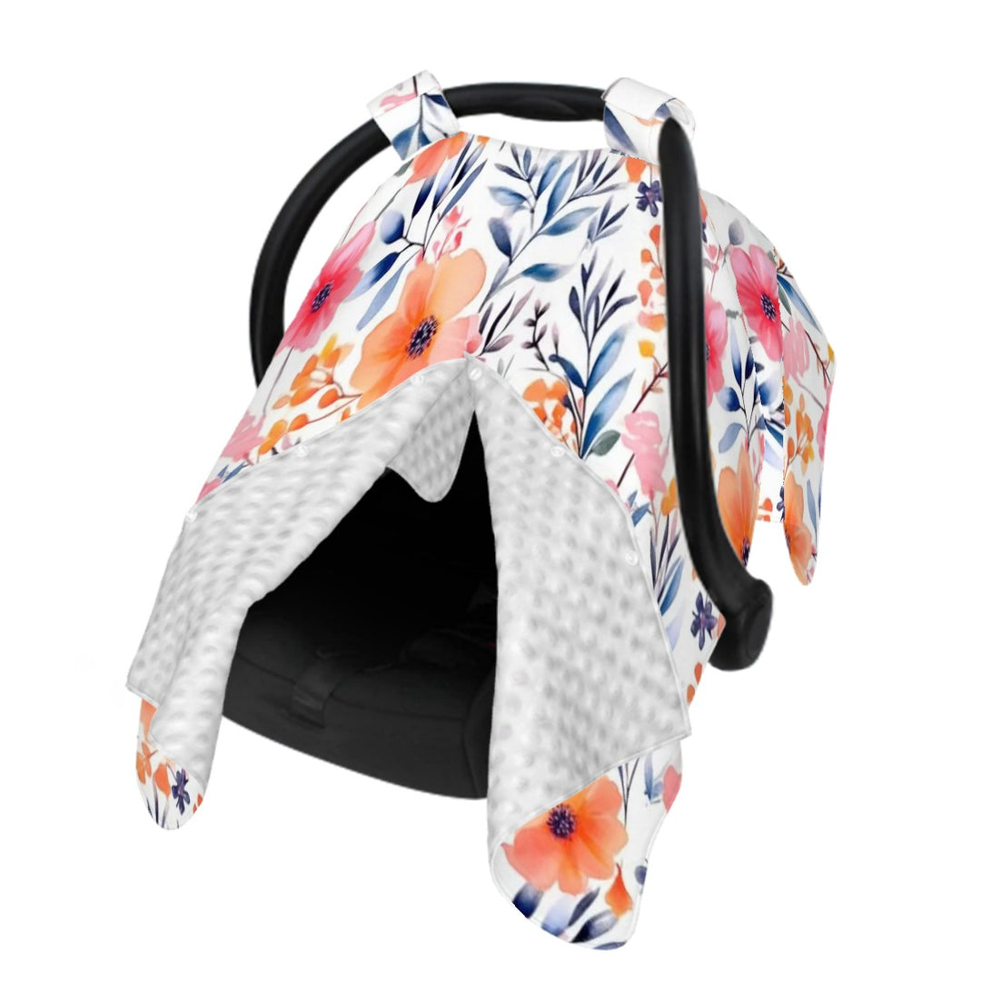 Bright Floral Car Seat & Breastfeeding Cover