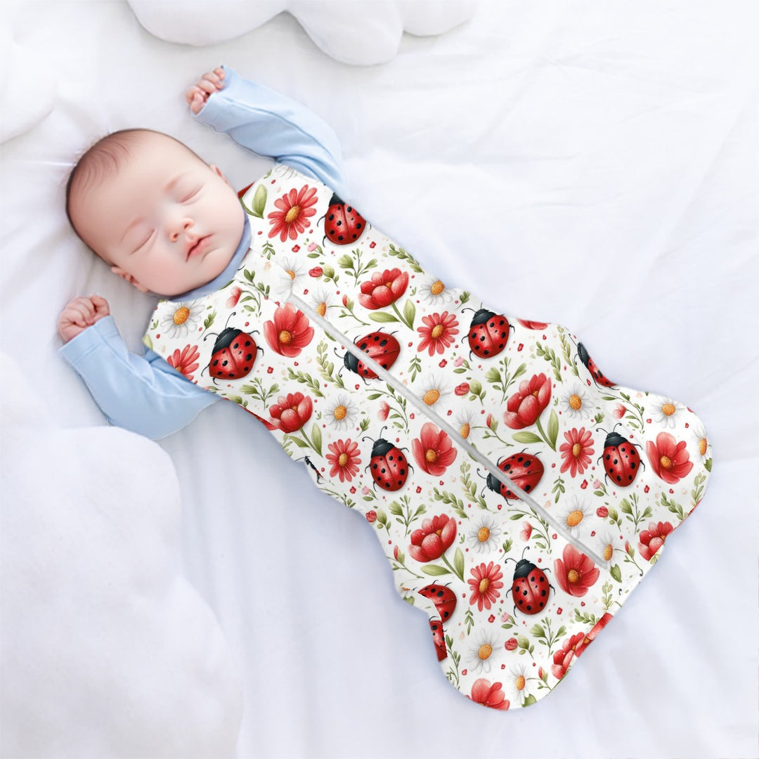 Ladybug Sleeveless Baby Sleep Sack