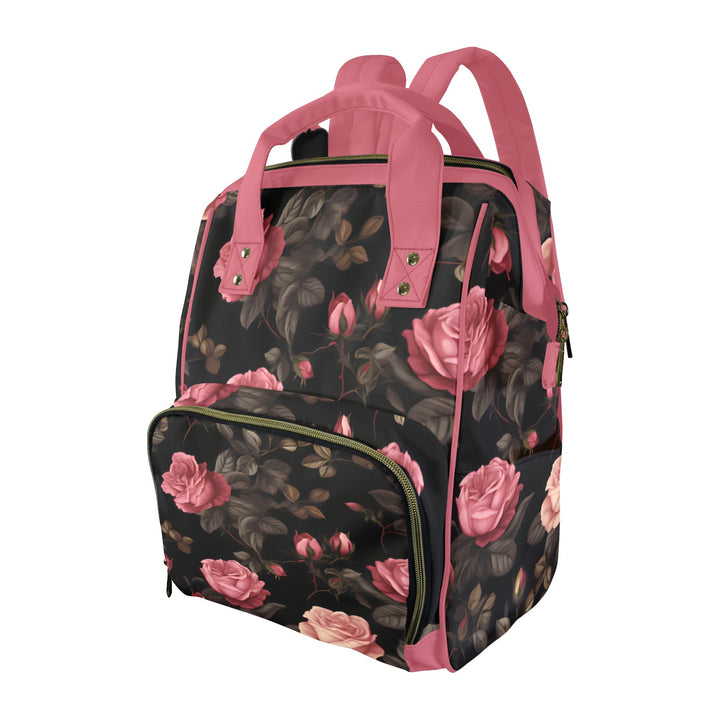 Pink Rose Diaper Bag