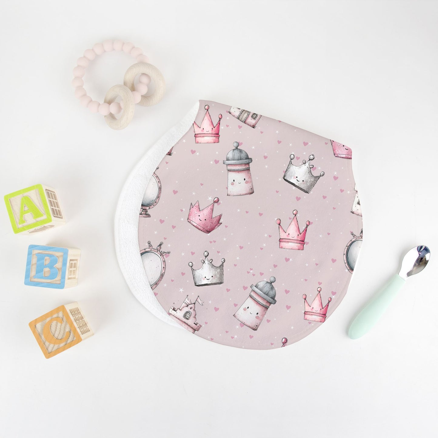 Princess Burp Cloth