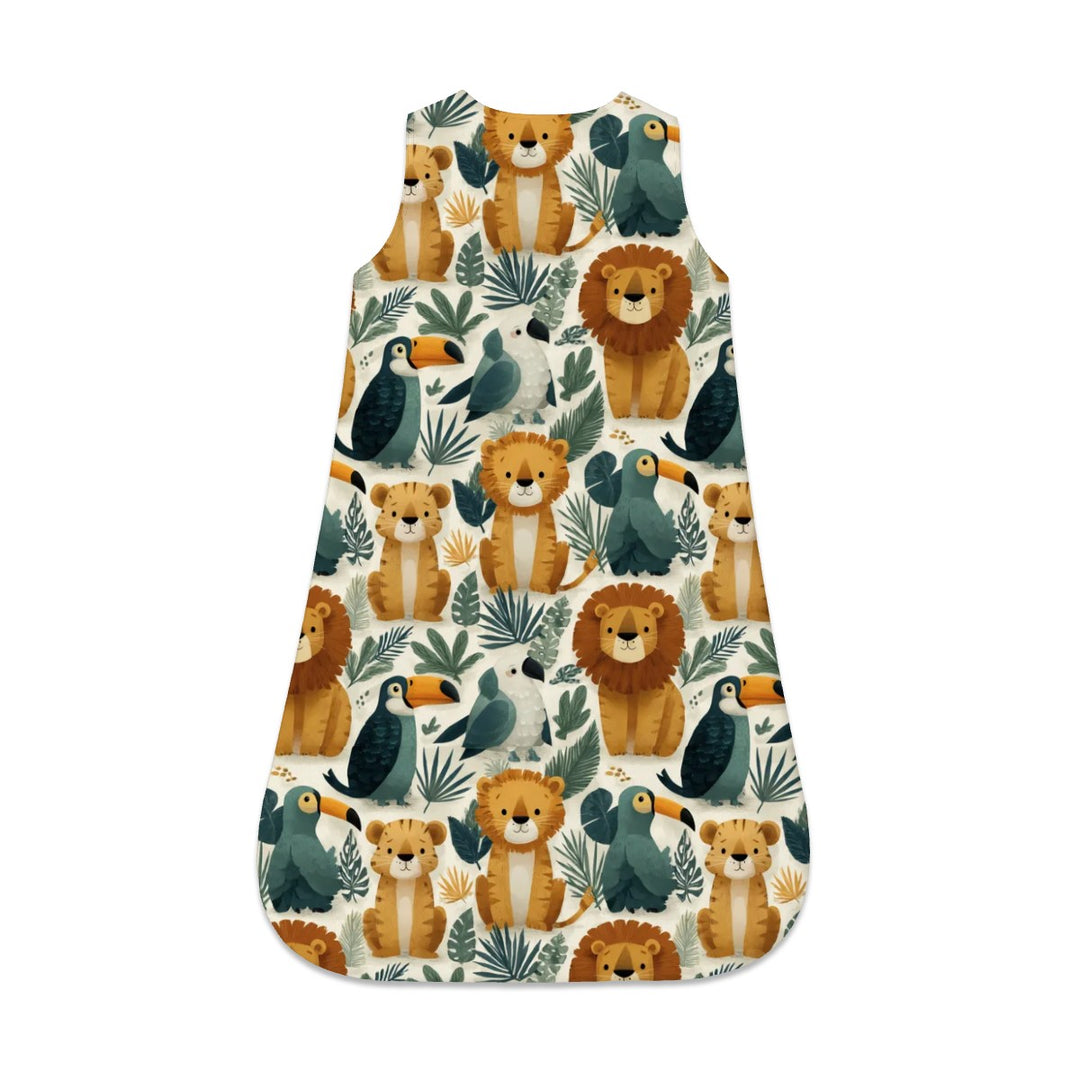Jungle Animals Sleeveless Baby Sleep Sack