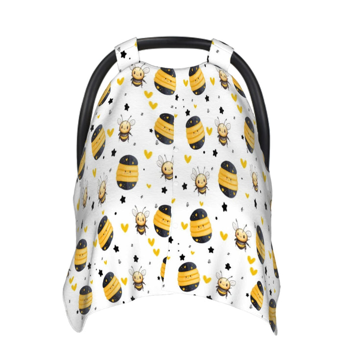 Honey Bee Baby Car Seat Cover