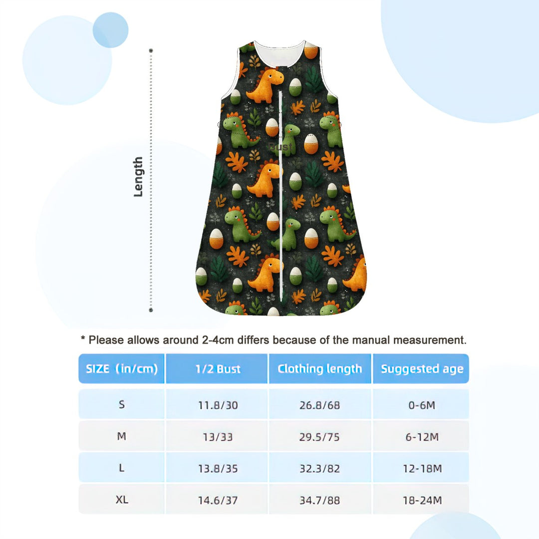 Dinosaur Sleeveless Baby Sleep Sack