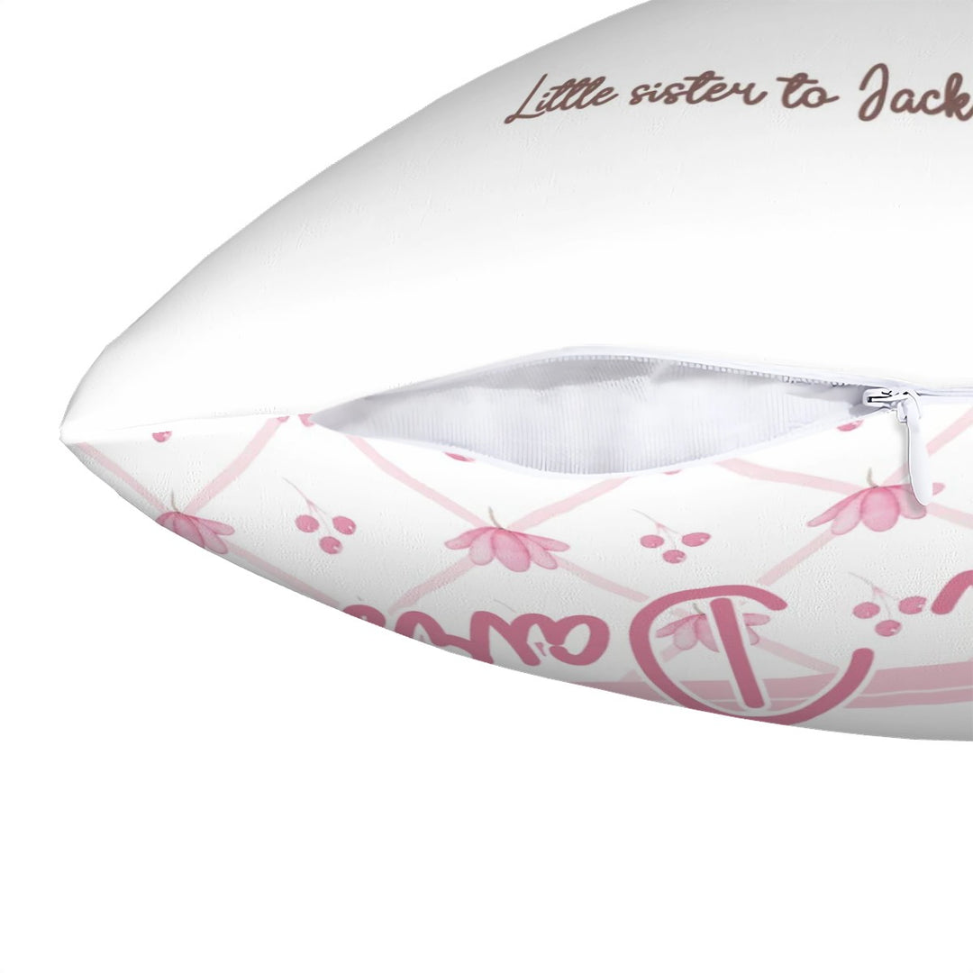 Pink Carriage Throw Pillow Covers