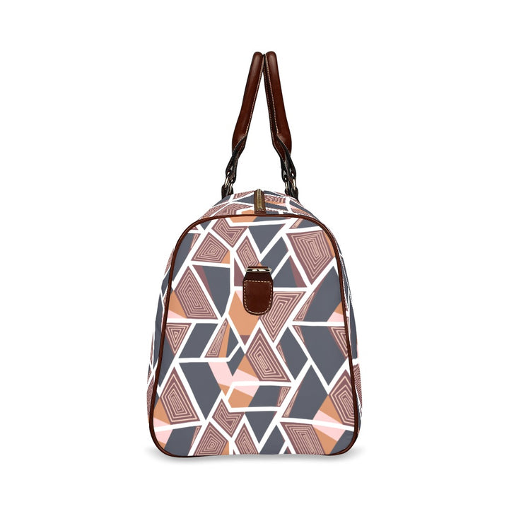 Brown Geometric Bag