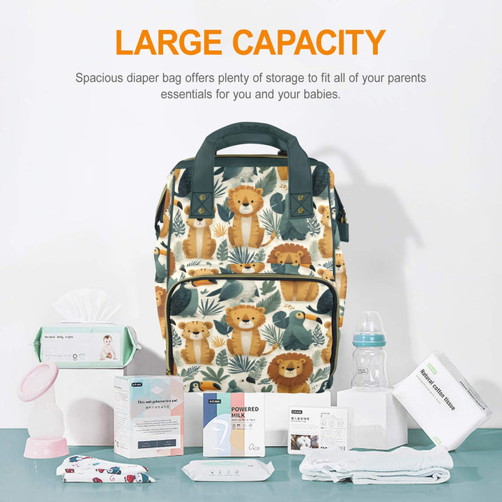 Jungle Animals Diaper Bag