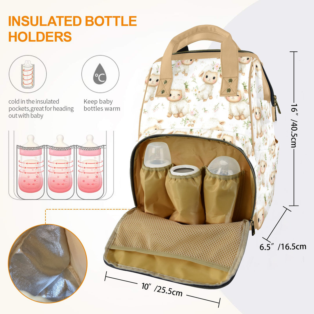 Cute Lamb Diaper Bag
