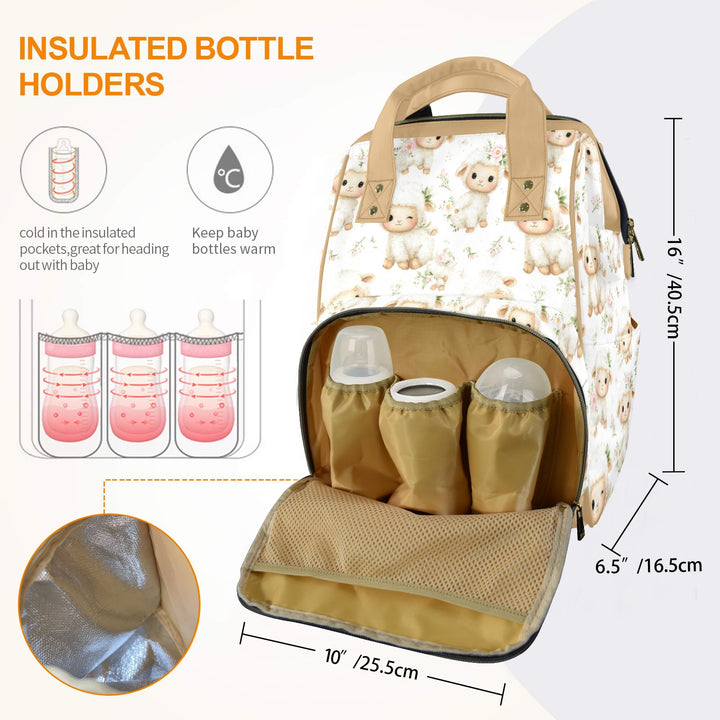 Cute Lamb Diaper Bag
