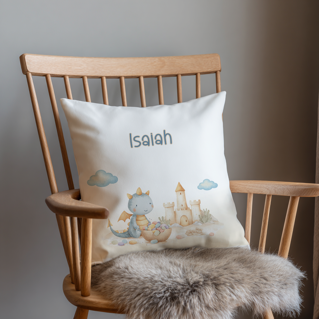 Dragon Treasure Throw Pillow Covers