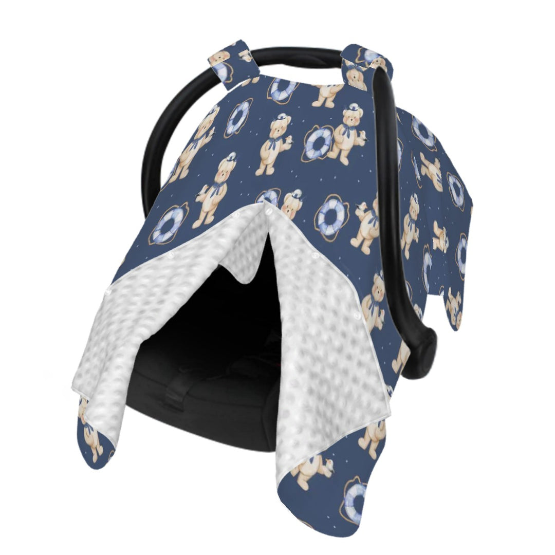 Teddy Bear Sailor Car Seat & Breastfeeding Cover