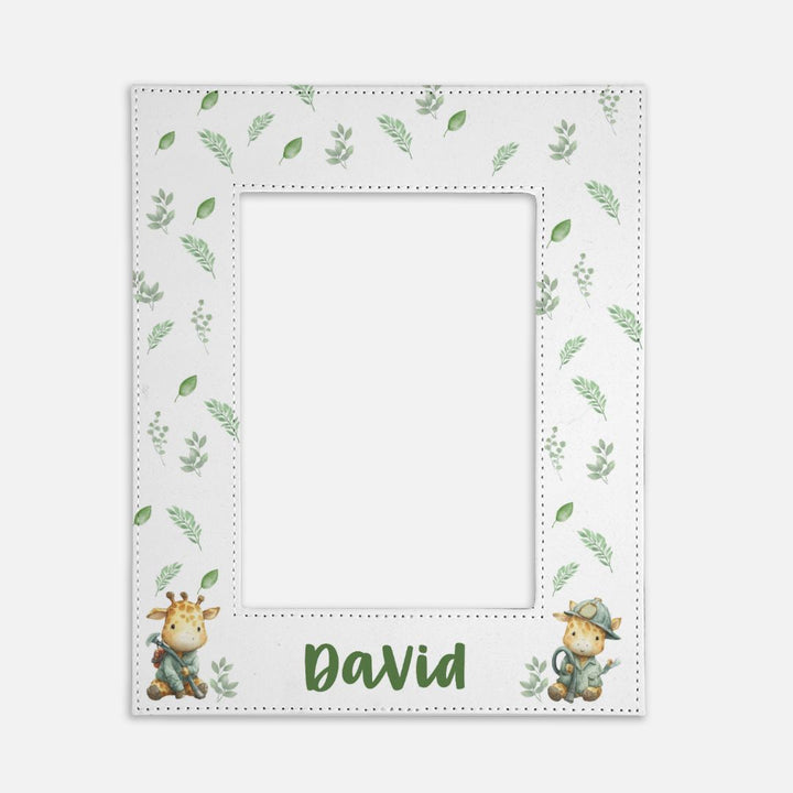 Giraffe Fireman Picture Frame