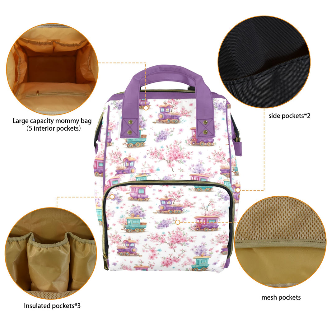 Cuddle Train Diaper Bag
