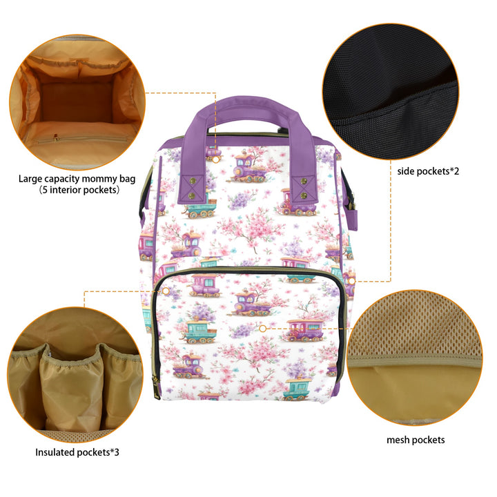 Cuddle Train Diaper Bag