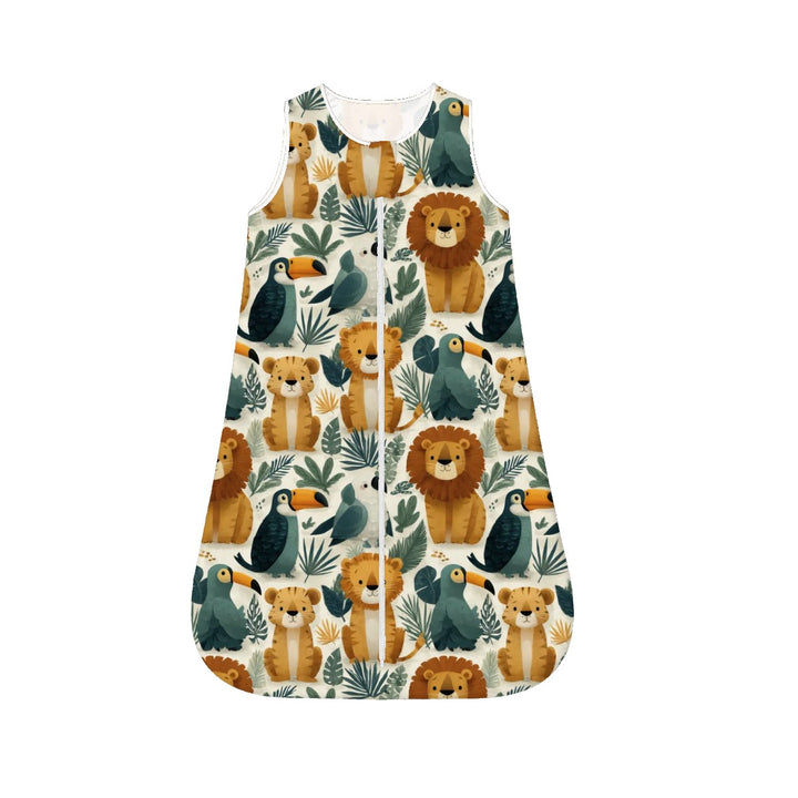 Jungle Animals Sleeveless Baby Sleep Sack