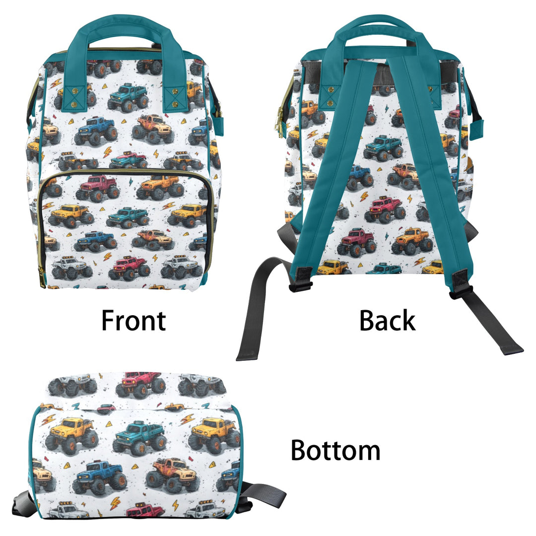 Monster Truck Diaper Bag