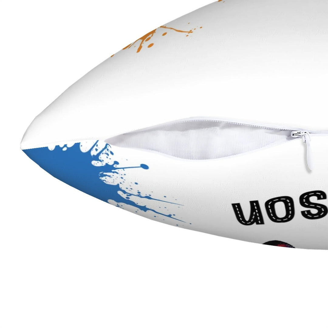 Motor Bike Splash Throw Pillow Covers