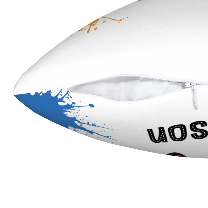 Motor Bike Splash Throw Pillow Covers