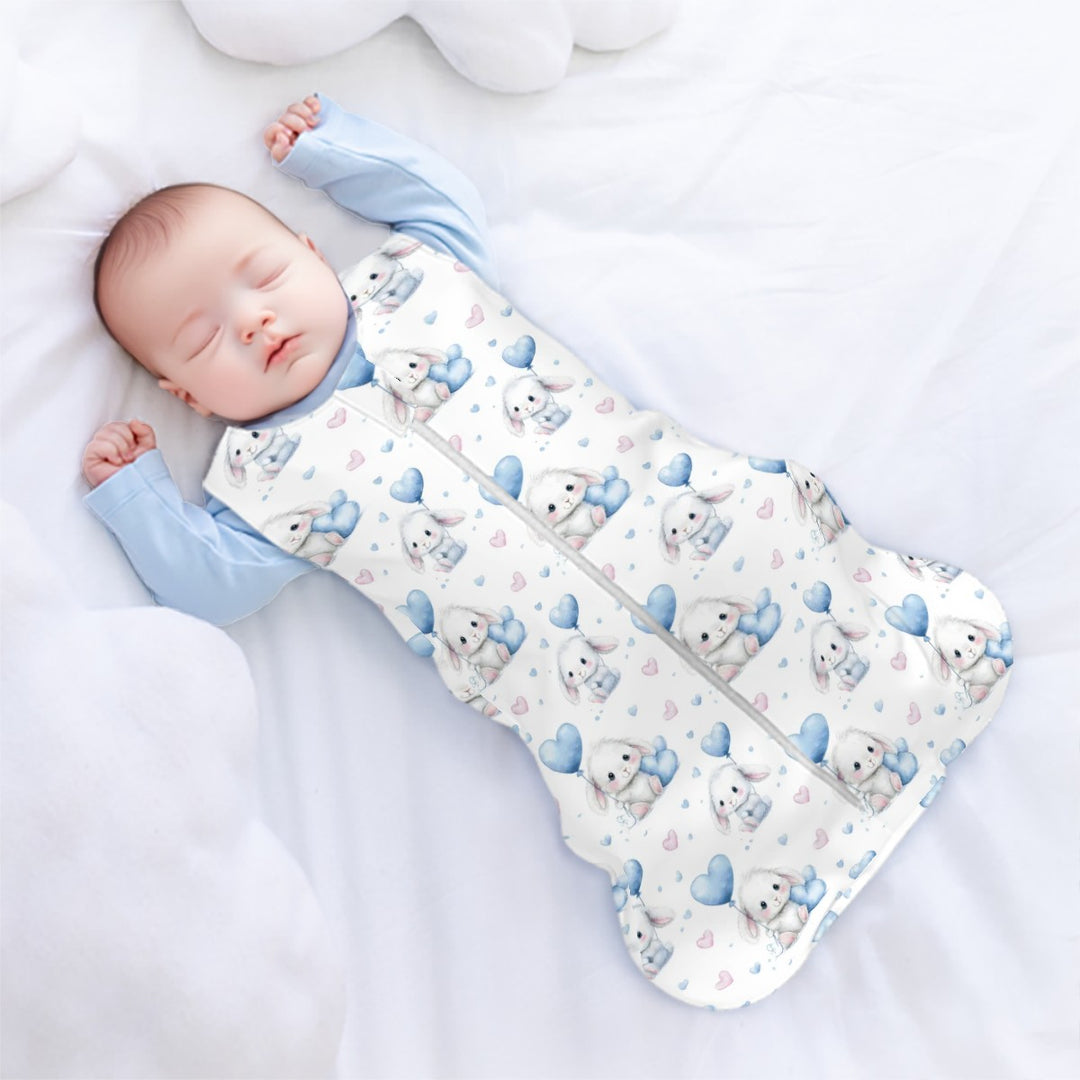 Rabbit and Balloons Sleeveless Baby Sleep Sack