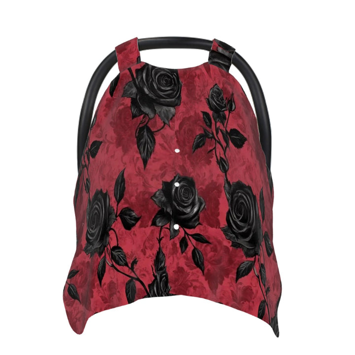 Black Rose Car Seat & Breastfeeding Cover