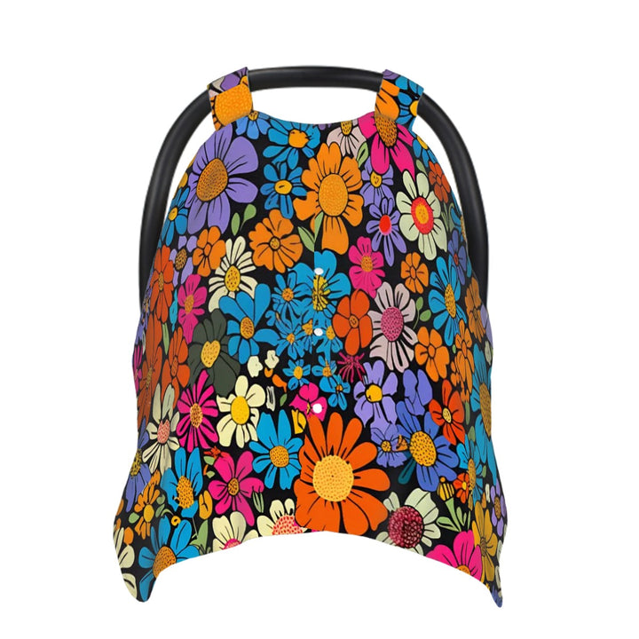 Bright Wildflower Car Seat & Breastfeeding Cover