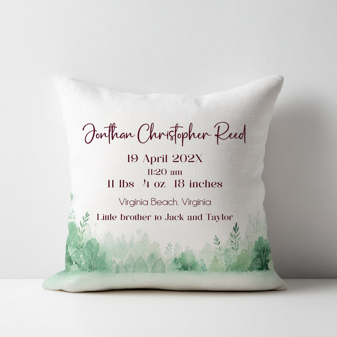 Forest Bear Throw Pillow Covers