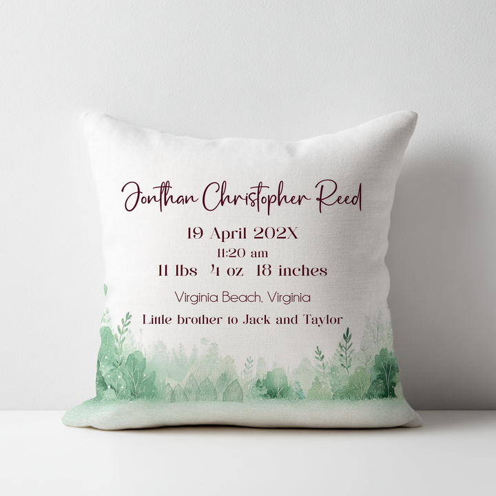 Forest Bear Throw Pillow Covers