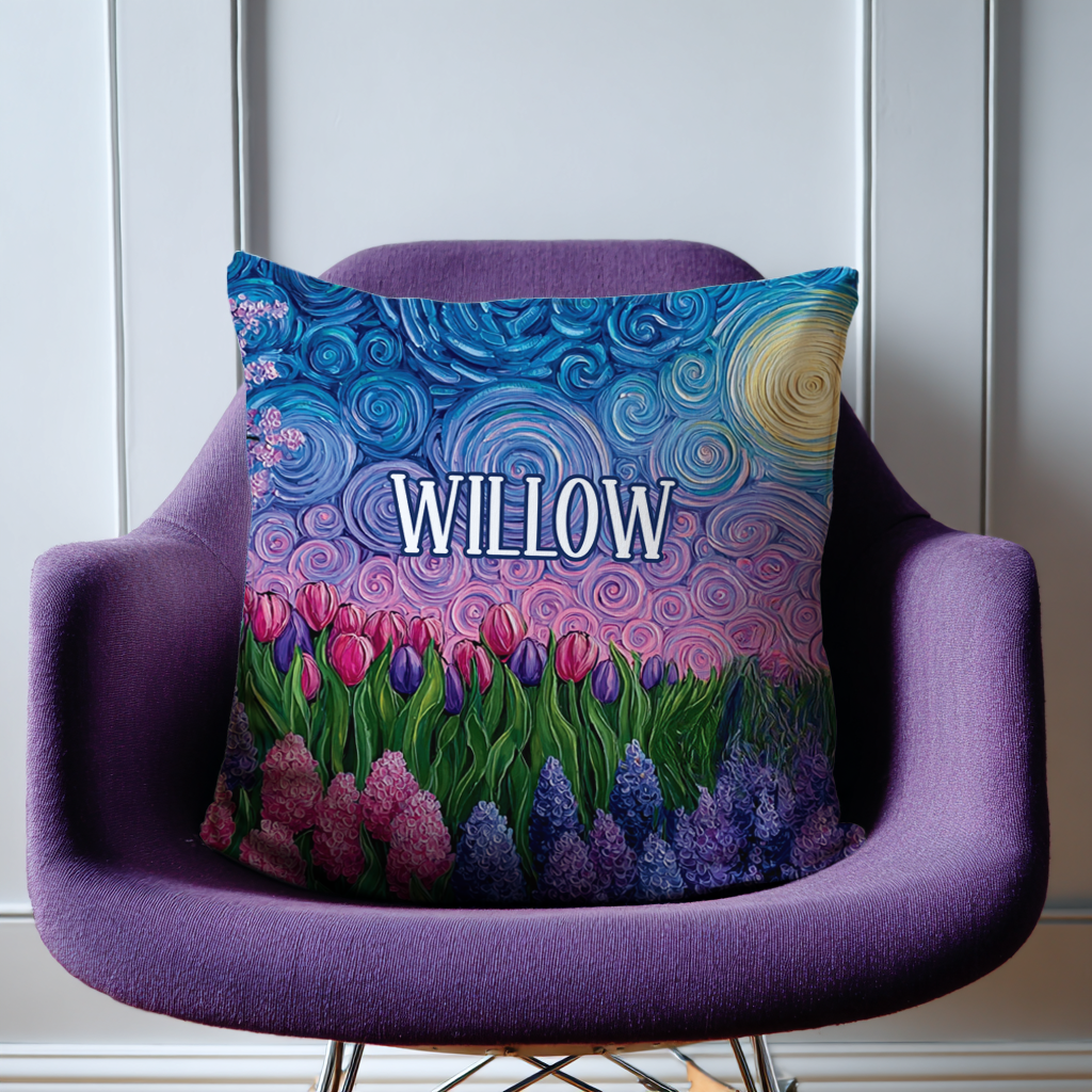 Whimsical Garden Throw Pillow Covers