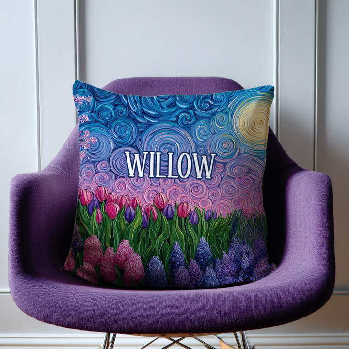 Whimsical Garden Throw Pillow Covers