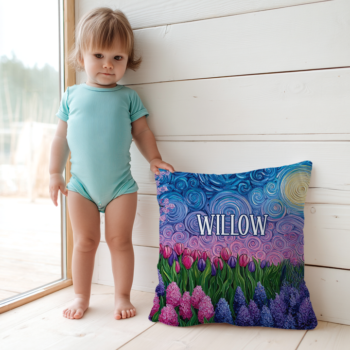Whimsical Garden Throw Pillow Covers