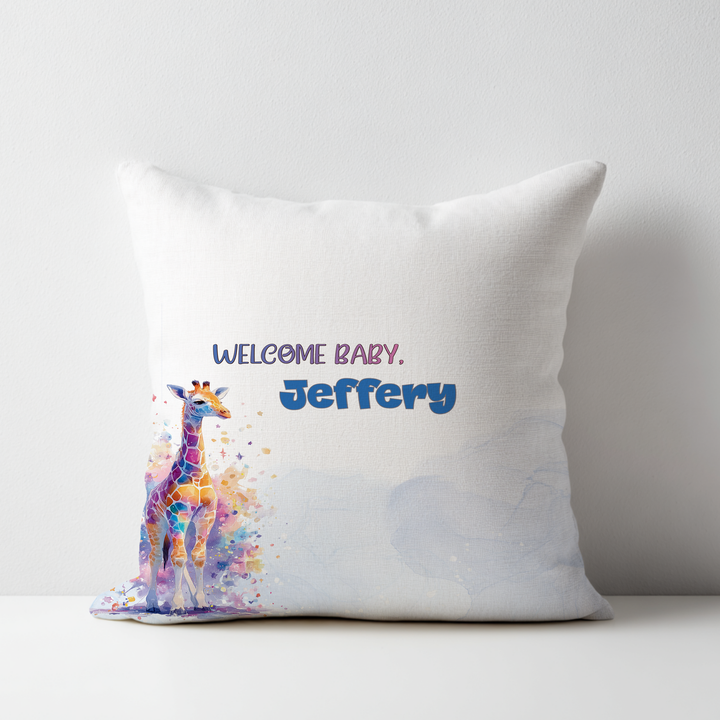 Colorful Giraffe Throw Pillow Covers