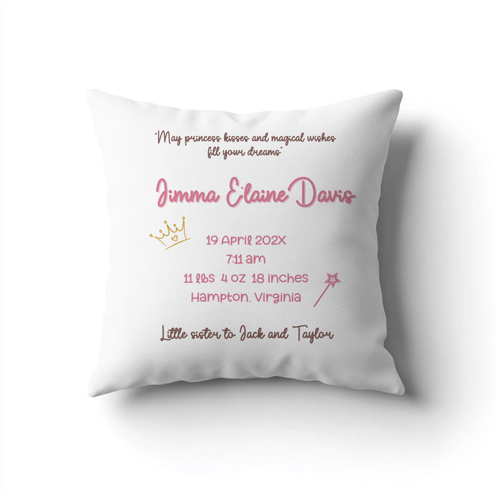 Pink Carriage Throw Pillow Covers