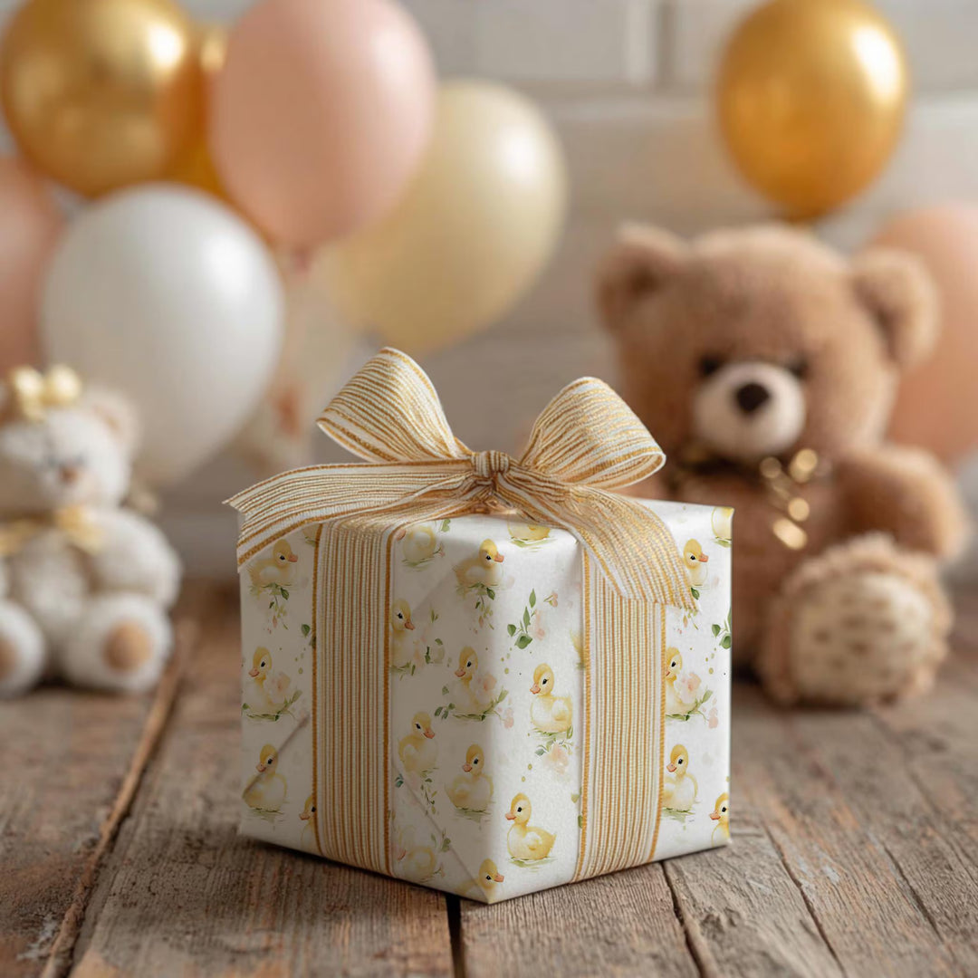 Cute Duckling Wrapping Paper