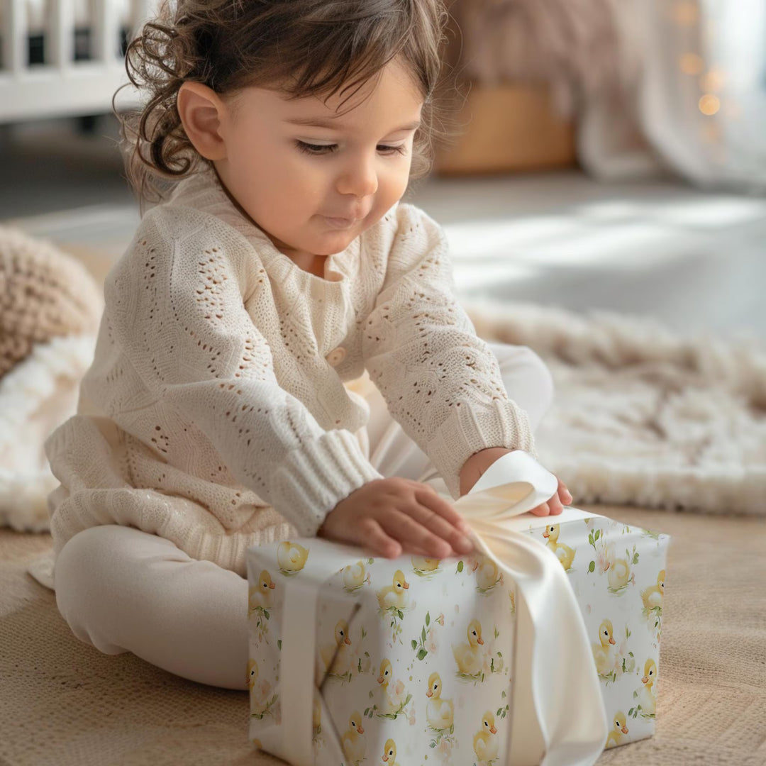 Cute Duckling Wrapping Paper