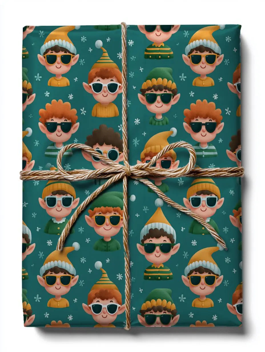 Cool Elves Wrapping Paper