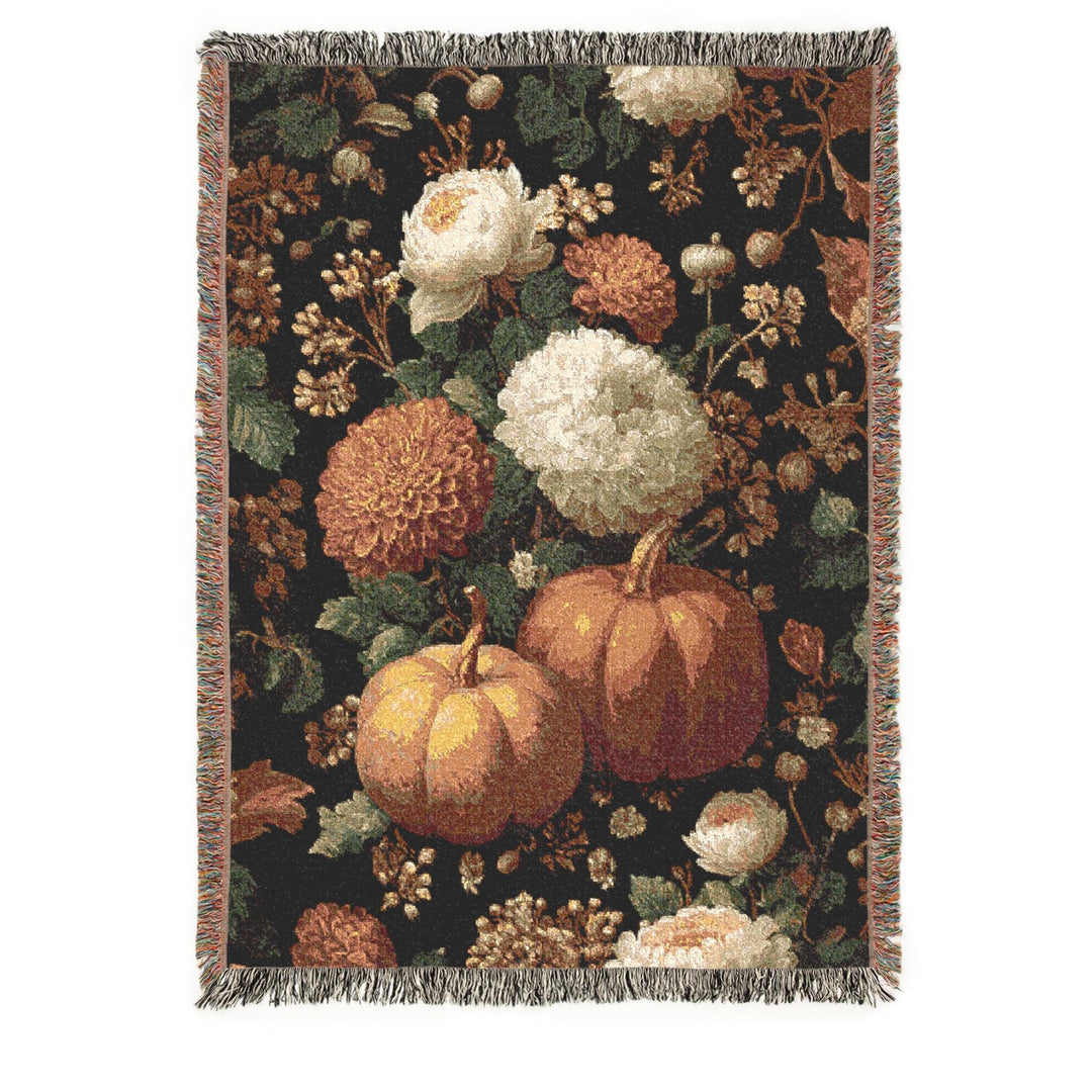 Pumpkin Patch Vintage Woven Blanket