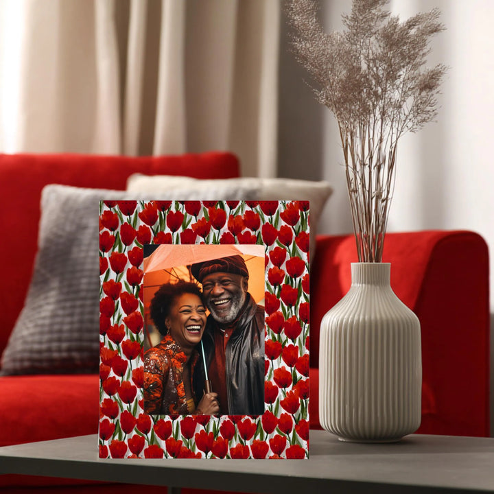 Red Tulip Picture Frame