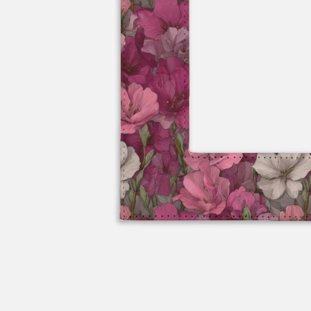 Red Floral Picture Frame
