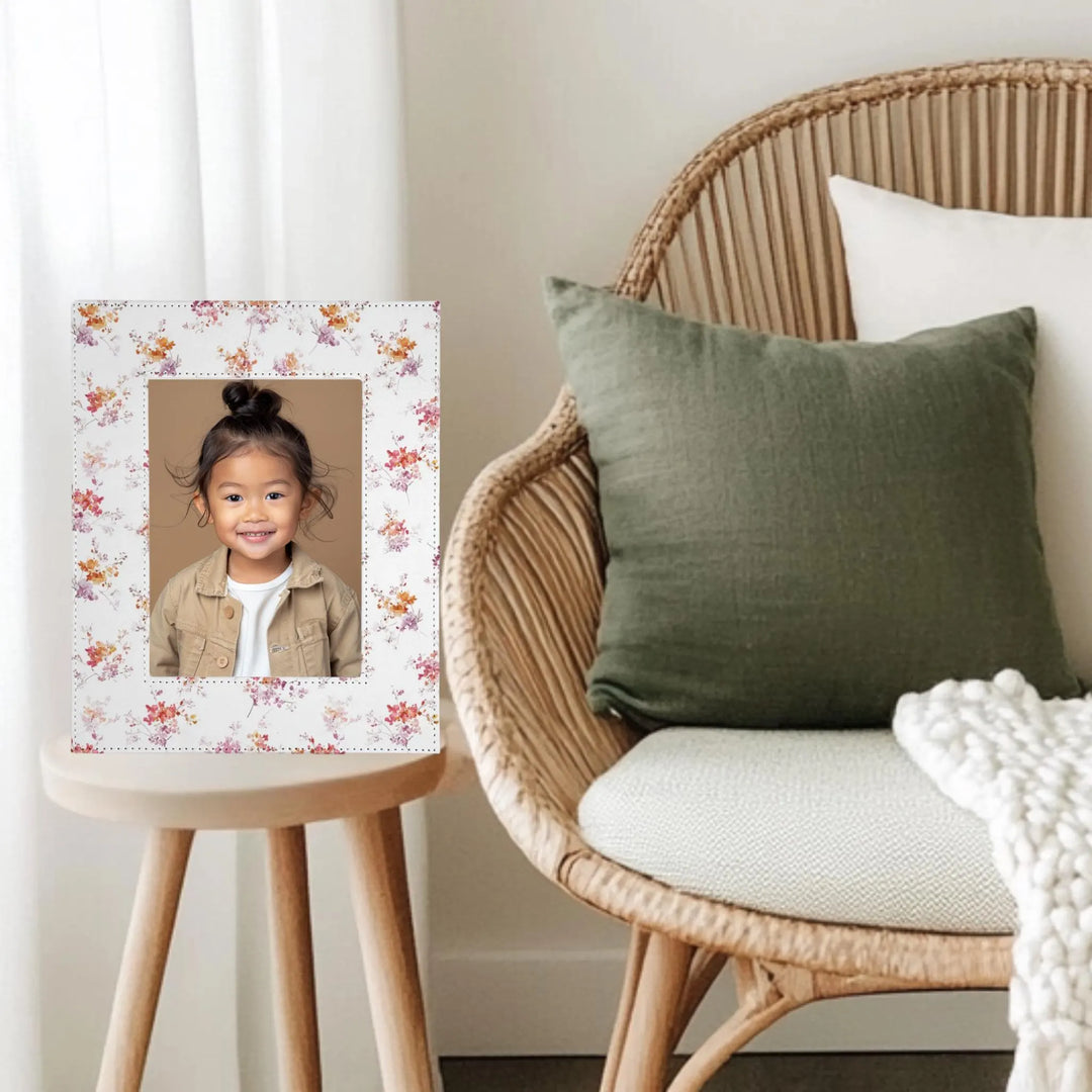 Orange and Pink Picture Frame