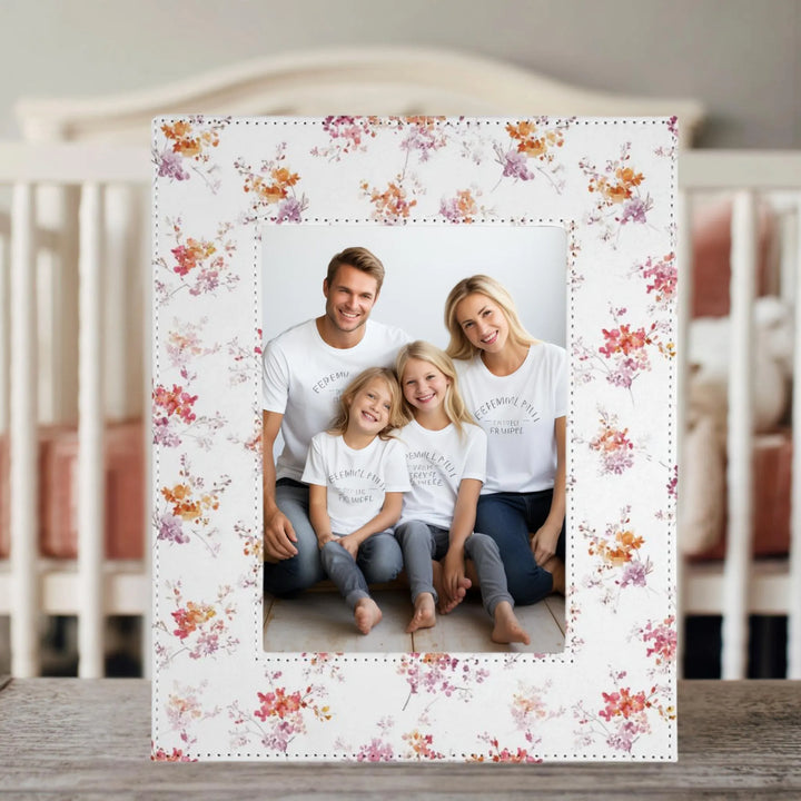 Orange and Pink Picture Frame