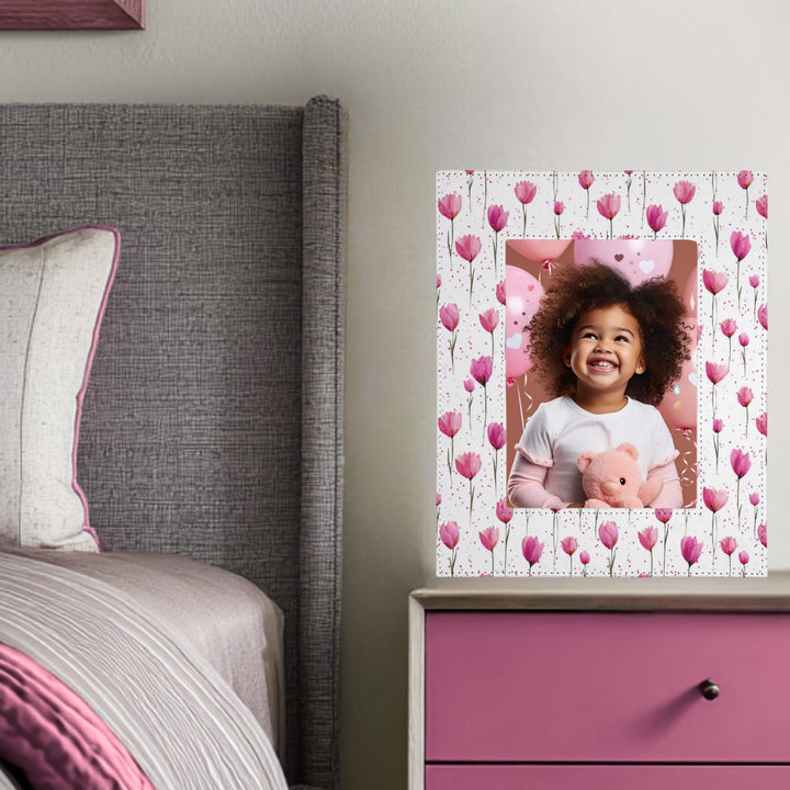 Pink Tulips Picture Frame