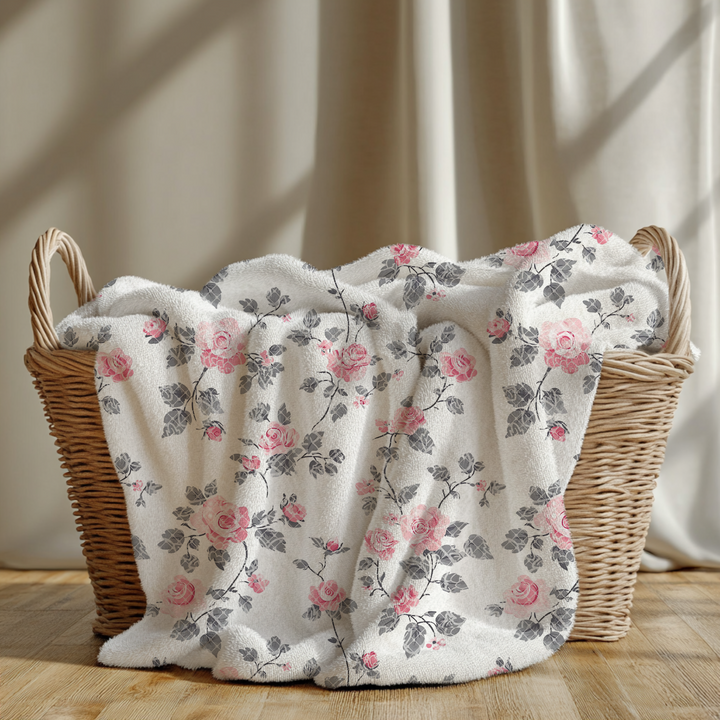 Roses and Lace Minky Blanket