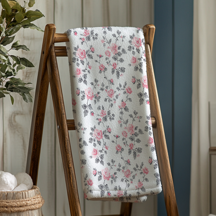 Roses and Lace Minky Blanket